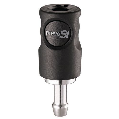 Raccordo di sicurezza su clip ISO C D6 tubo 10mm,