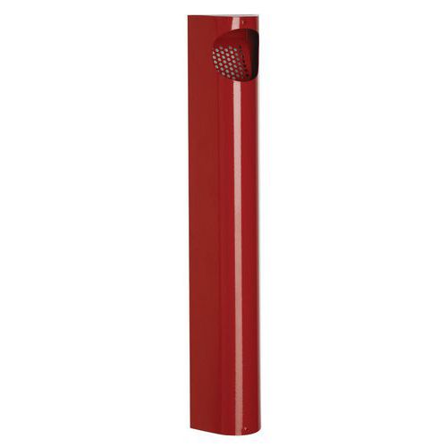 Posacenere da parete in acciaio - Senza piede - Rosso,