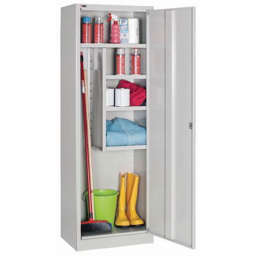 Armadio 600x400x1800H con anta e divisorio verticale,