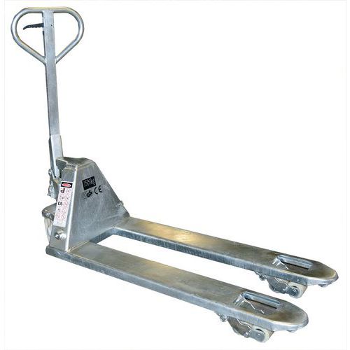 Transpallet manuale galvanizzato - Portata 2500 kg,