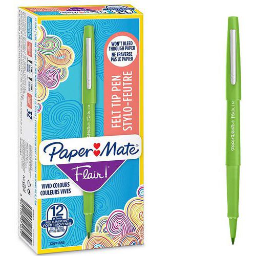 Confezione da 12 penne in feltro Flair® - Paper Mate®,