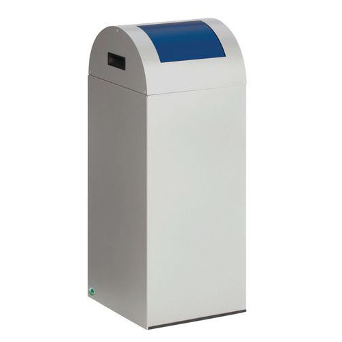 Pattumiera ignifuga raccolta differenz-60L-Arg botola blu,