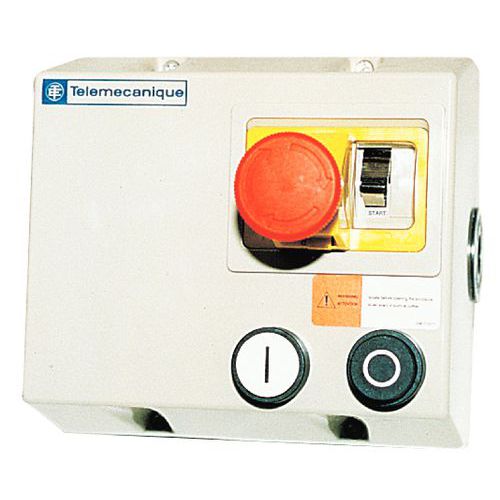 Quadro elettrico + 2 m di cavo. Retromarcia 1 senso di marcia + arresto di emergenza,