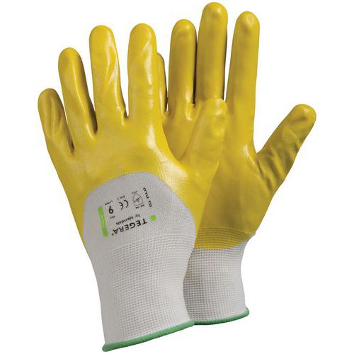 Guanti per movimentazione giallo ambienti umidi taglia 8,