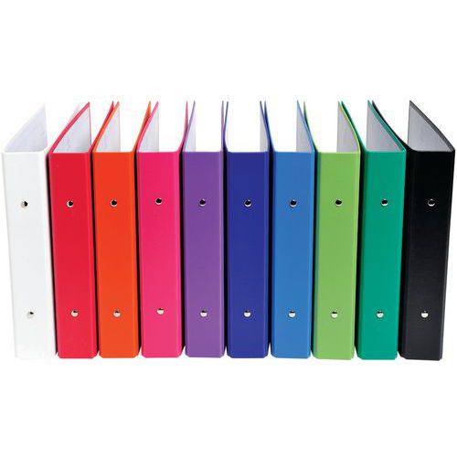 Set di 20 raccoglitori 2 anelli PP 17 x 22, 30 mm assort.,