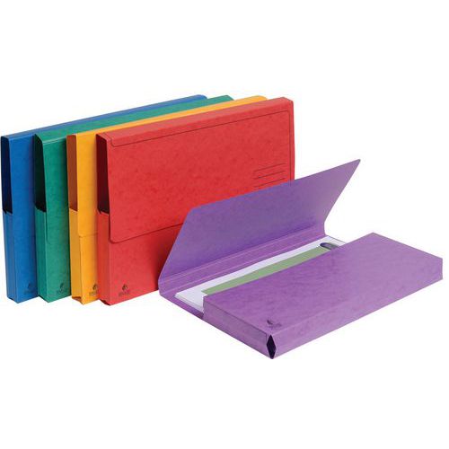 Set di 5 cartellette con tasca in cartoncino lucido 265 g/m² 24,5 x 32,5 cm,