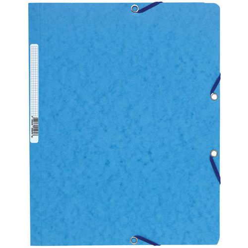 Cartelletta con elastico senza lembi in cartoncino lucido 400 g/m² A4 porpora,