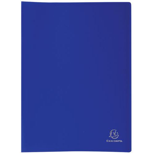 Portalistini PP blu flessibile opaco 160 facciate A4,
