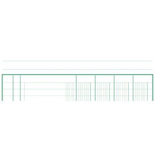 Blocchetto 4 colonne 29,7 x 21 cm 50 foglietti di carta autocopiante in duplice copia,