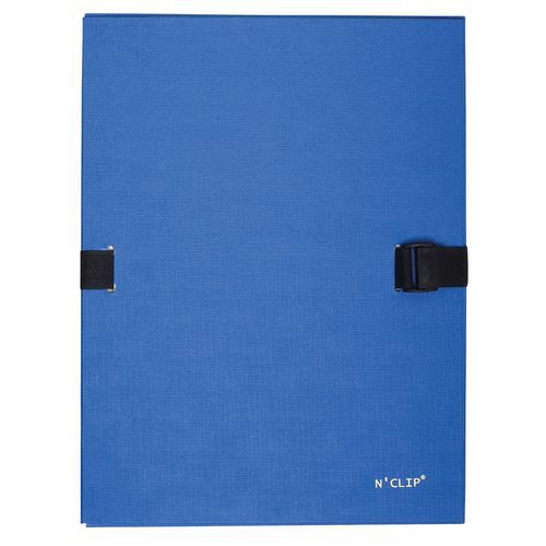 Cartelletta con retro estendibile n'clip Blu,