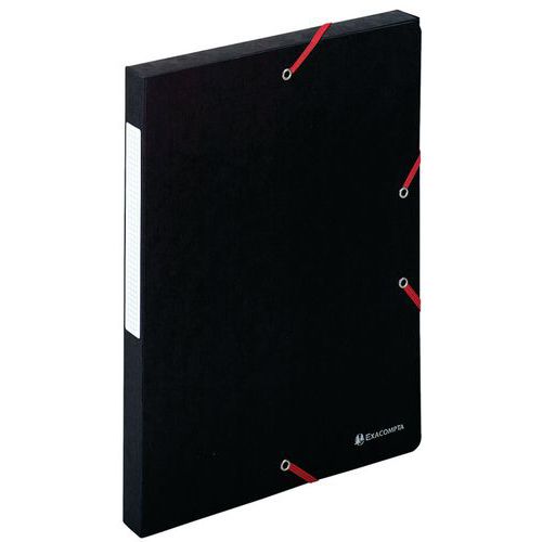 Scatola exabox retro da 25 mm in cartoncino lucido scotten A4 Nero,