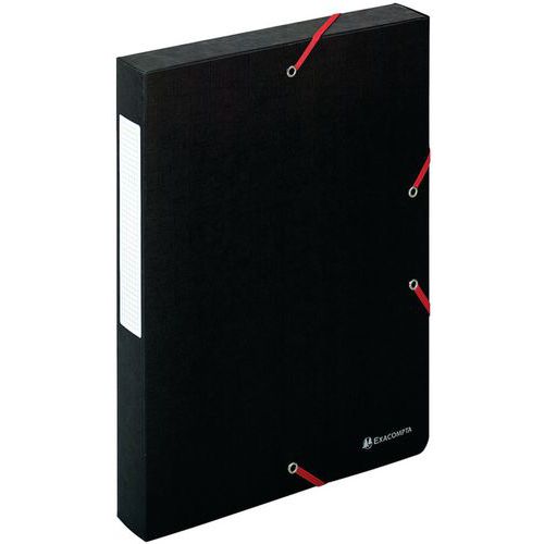 Scatola exabox retro da 40 mm in cartoncino lucido scotten A4 Nero,