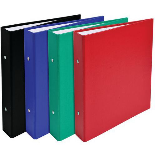 Set di 20 raccoglitori PP 2 anelli 30 mm A5 assortiti,