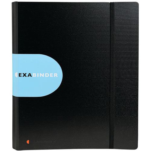 Raccoglitore exabinder 4 anelli 30 mm pp exactive A4 maxi Nero,