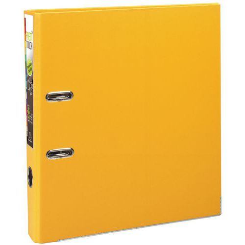 Raccoglitore a leva prem'touch PP retro da 50 mm A4 maxi Giallo,