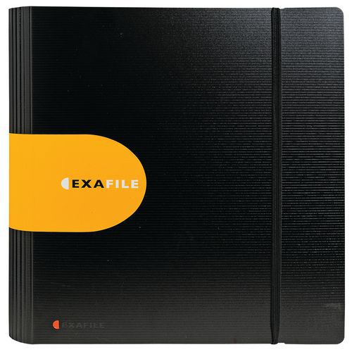 Raccoglitore a leva exafile retro da 60 mm PP exactive A4 Nero,