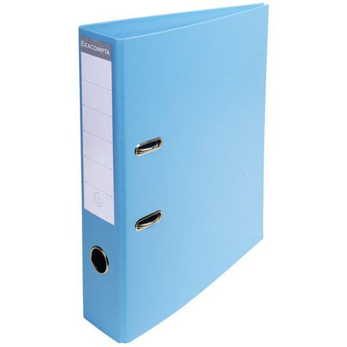 Raccoglitore a leva in pvc A4 retro da 70 mm Azzurro,