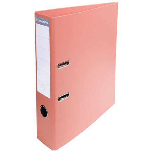 Raccoglitore a leva in pvc A4 retro da 70 mm Salmone,