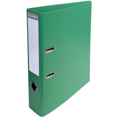 Raccoglitore a leva in pvc A4, retro da 70 mm Verde,