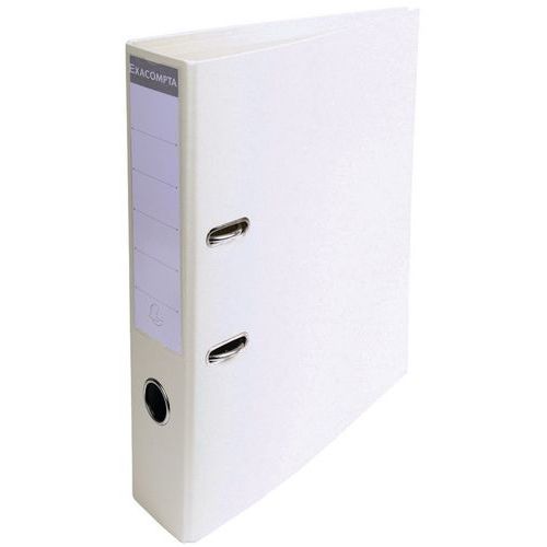 Raccoglitore a leva in pvc A4, retro da 70 mm Bianco,