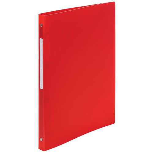 Raccoglitore 2 anelli 15 mm polipropilene opaco A4 Rosso,