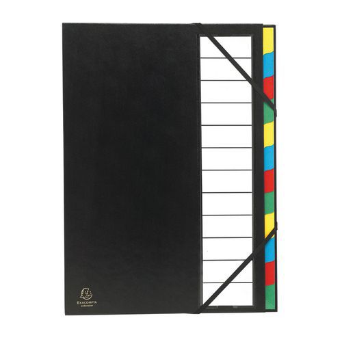 Set di 6 classificatori rigidi ordonator 12 scomparti Assortiti,