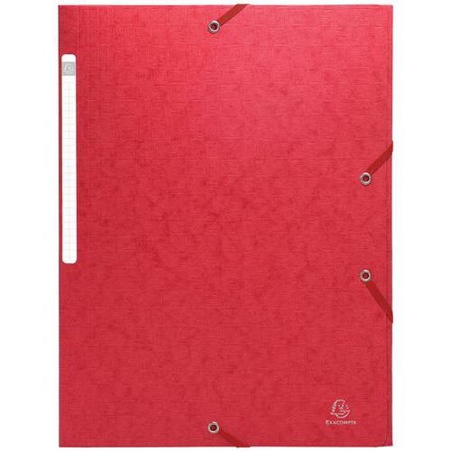 Set 50 cartellette cartoncino lucido 3 lembi monoblocco Assortite,