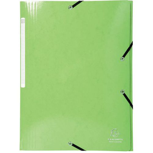 Cartelletta 3 lembi maxi capacity 425 g/m² Iderama A4 Verde anice,