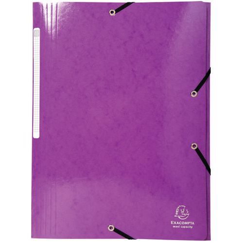 Cartelletta 3 lembi maxi capacity 425 g/m² Iderama A4 Viola,