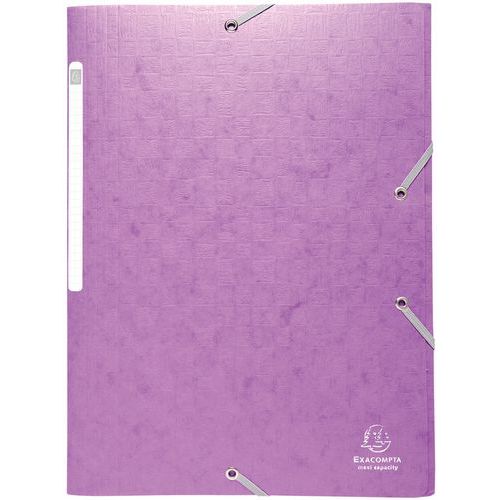 Cartelletta 3 lembi maxi capacity Scotten® A4 Viola,