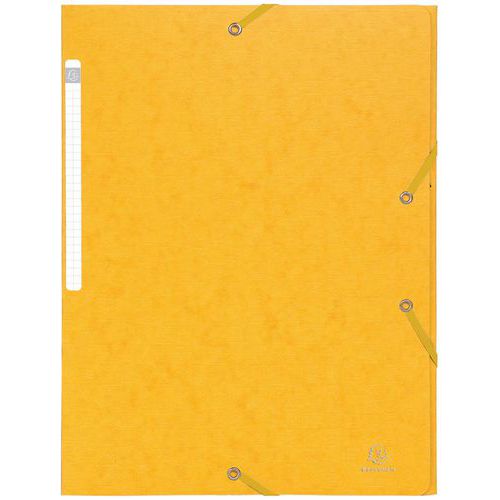 Cartelletta 3 lembi maxi capacity Scotten® A4 Giallo,