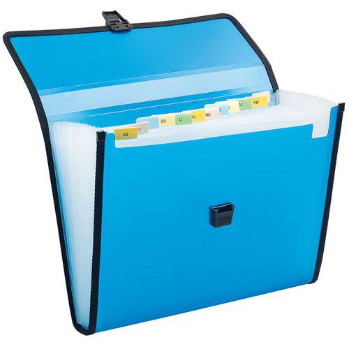 Set di 5 valigette portadocumenti PP 13 scomparti Assort.,