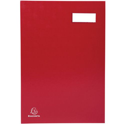 Libro firma direzione a soffietto 24 x 35 cm 20 scomparti Rosso,