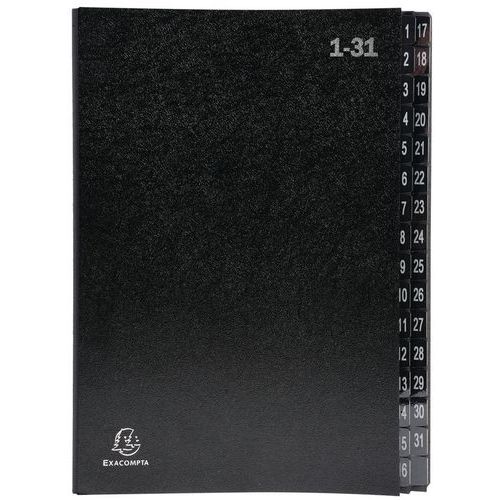 Classificatore rigido economico Ordonator 32 scomparti 24 x 34 cm Nero,