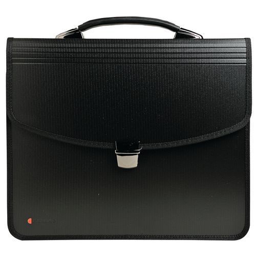 Exabag valigetta con manico exactive retro da 60 mm per A4. Nero,