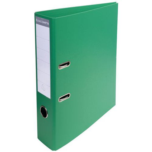 Raccoglitore a leva export in PVC A4, retro da 70 mm Verde,