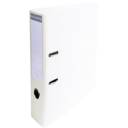 Raccoglitore a leva export in PVC A4, retro da 70 mm Bianco,