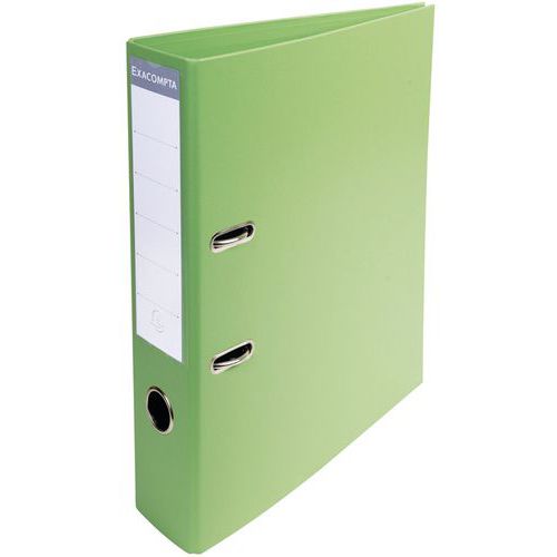 Raccoglitore a leva export in PVC A4, retro da 70 mm Verde anice,