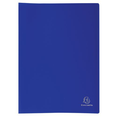 Portalistini in PP flessibile opaco 200 facciate A4 Azzurro,