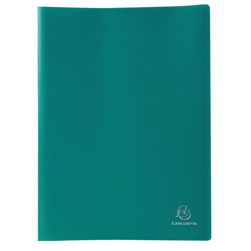 Portalistini in PP flessibile opaco 200 facciate A4 Verde scuro,