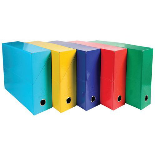 Set di 5 scatole trasloco e trasferimento con retro da 90 mm iderama assortite B (tollit),