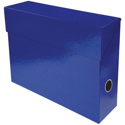 Scatola trasloco e trasferimento con retro da 90 mm iderama Blu scuro,