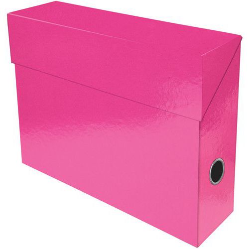 Scatola trasloco e trasferimento con retro da 90 mm iderama Rosa,