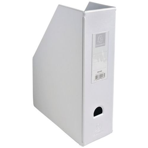 Portalistini in pvc - retro da 100 mm - articolo consegnato piatto - 23 x 31 cm Bianco,