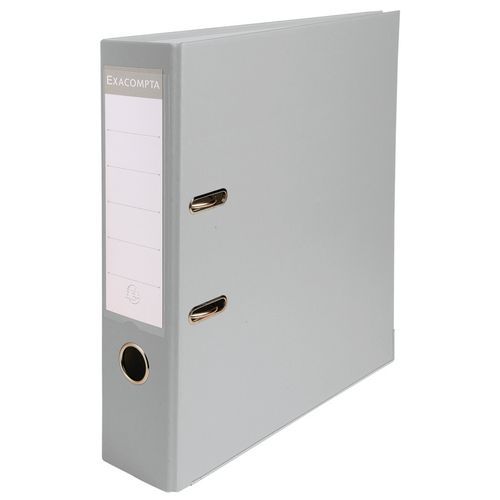 Raccoglitore a leva in polipropilene retro da 80 mm Grigio,