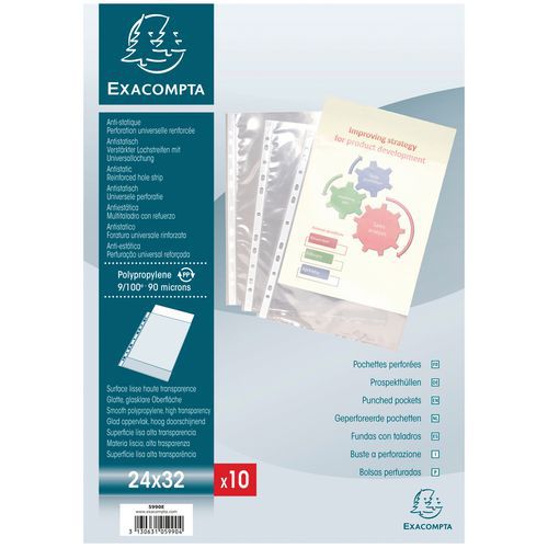 Bustine perforate PP 9/100 Crystal,