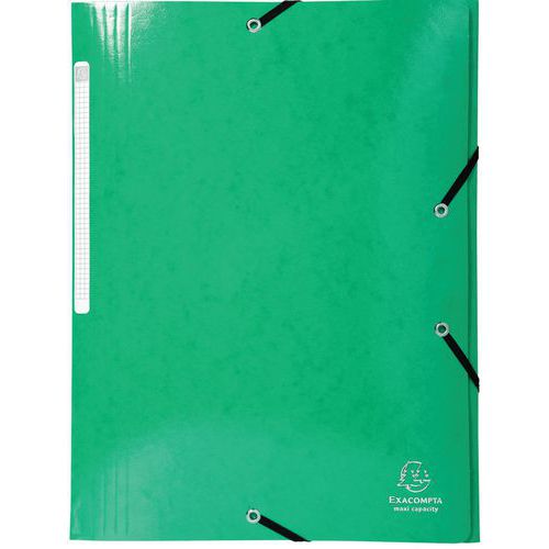 Cartelletta 3 lembi maxi capacity 425 g/m² Iderama A4 Verde scuro,