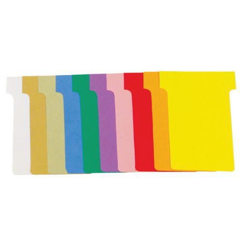 Set di 10 scatole di schede a T n. 1,5 Assortite,