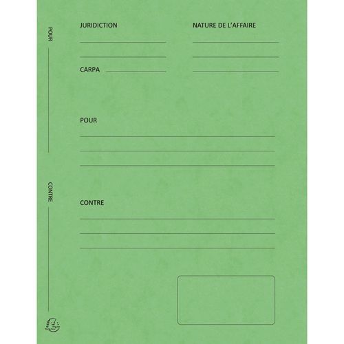 Confezione 25 fascicoli dibattimentali Pro/contro 25 x 32 cm Tiglio,