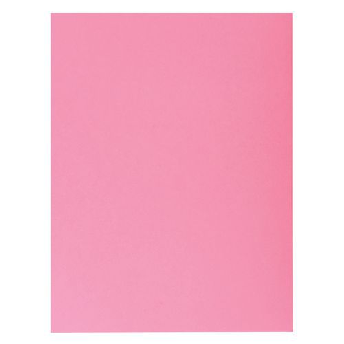 Confezione da 50 cartellette 1 lembo super 250 - 24 x 32 cm Rosa,